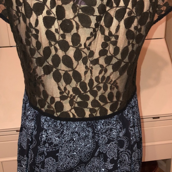 Free People lace ruffle blouse - Picture 2 of 3